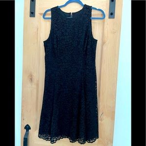 Ann Taylor Laced Black Dress